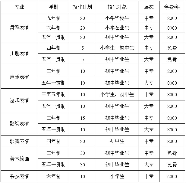 四川艺术职业学院2024年招生简介_招生信息