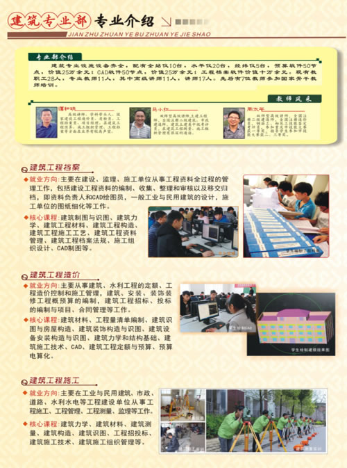 重庆石柱县职业教育中心建筑专业部
