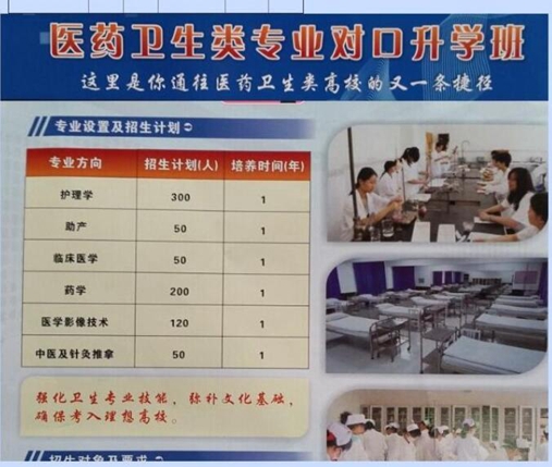 医药卫生对口升学的专业有哪些?适合哪类学生就读?